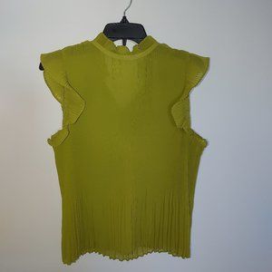 Ryegrass Lime Green Blouse, Medium. no longer need dressy clothing!!
